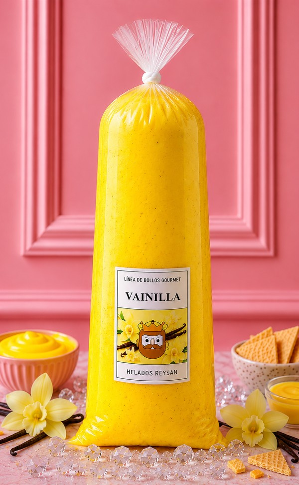 Helado gourmet sabor Vainilla — Helados Reysan