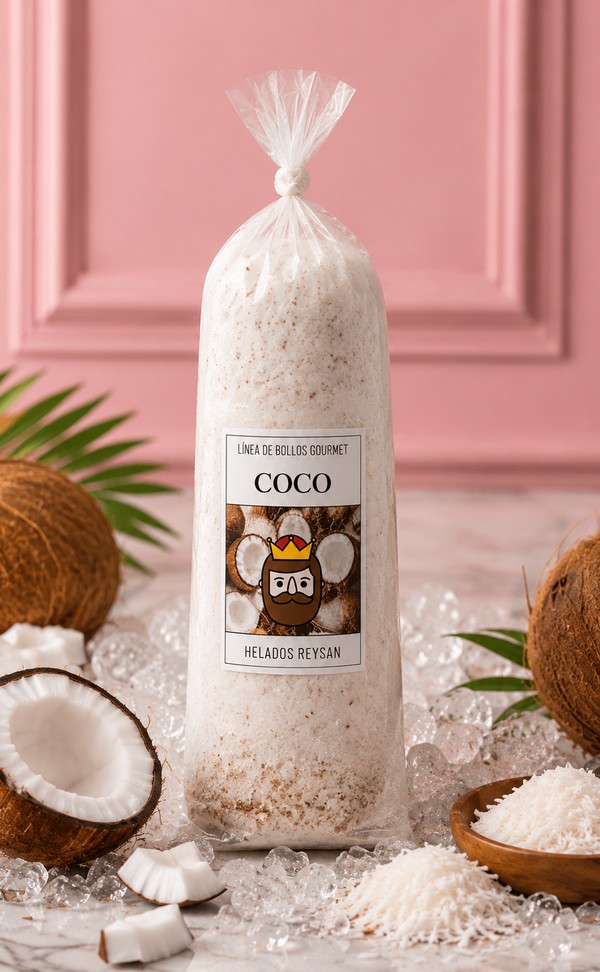 Helado gourmet sabor Coco — Helados Reysan