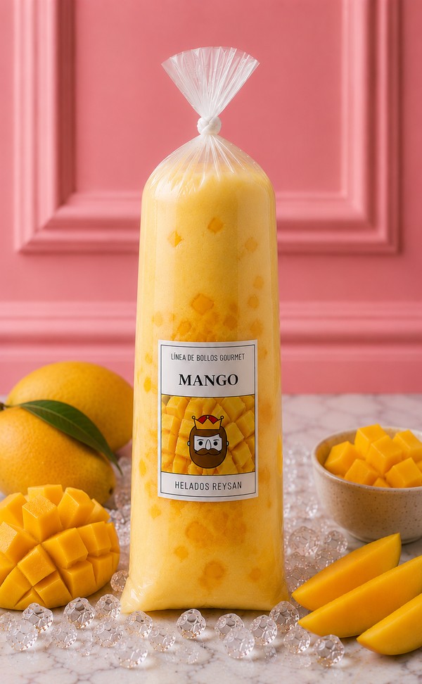 Helado gourmet sabor Mango — Helados Reysan